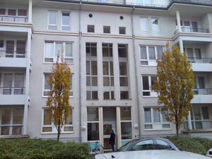 Eingang zum Haus Gartenstraße 62
